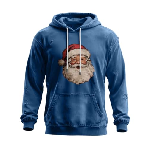 Sweat à capuche imprimé homme idéal pour vos sorties et fêtes d'hiver