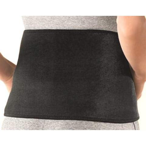 Unisize Black Neoprene Back Support Brace Cover