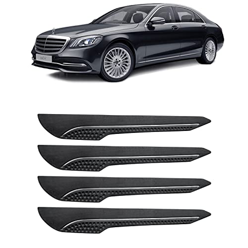 Image of AOSIS-Car Bumper Protector /Bumper Guard for MercedesBenz S320 with Single Chrome Stripe (4-Pcs)