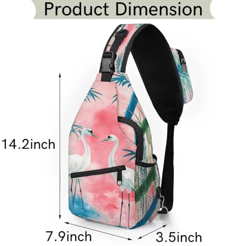 Sling Bag para mujeres y hombres, mochila cruzada unisex miniatura 2