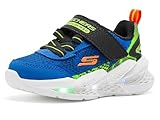 Skechers Meteor Lights 2.0 401490NBLBK, Baskets Bébé   24 EU