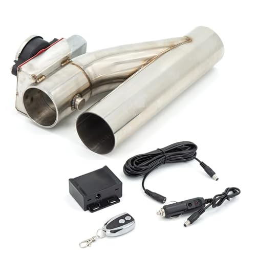 Válvula de escape eléctrico de 2.75 pulgadas en acero inoxidable con corte electrónico para coche