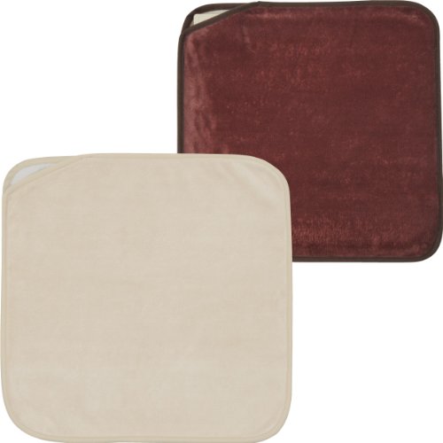 山善 ミニマット(45角)ホットカーペット 洗えるカバー2枚付(ベージュ・ブラウン) YMM-WK45(TC)