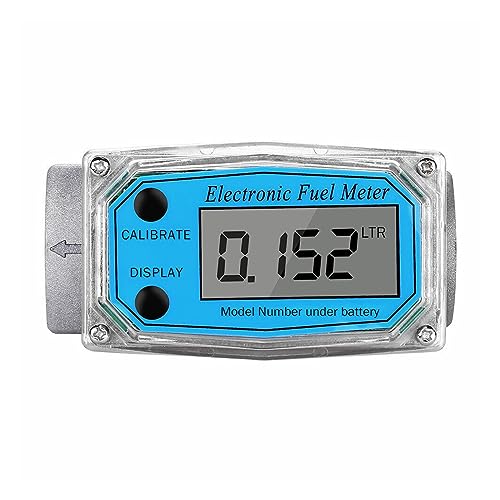 Débitmètre numérique 1"NPT LED pour mesure précise du carburant avec carte PCB