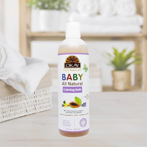 Image of OKAY Pure Naturals All Natural Baby Calming Bath - 12 oz / 355 ml