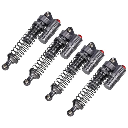 Amortisseur d'huile 93mm en alliage pour RC chenille Axial SCX10 TRX4 Tamiya CC01 4 pièces