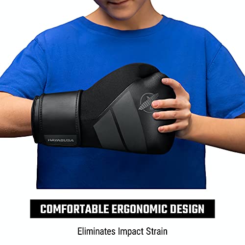 Hayabusa S4 Kids Boxing Gloves For Boys And Girls - Black, 8 Oz #TOP4