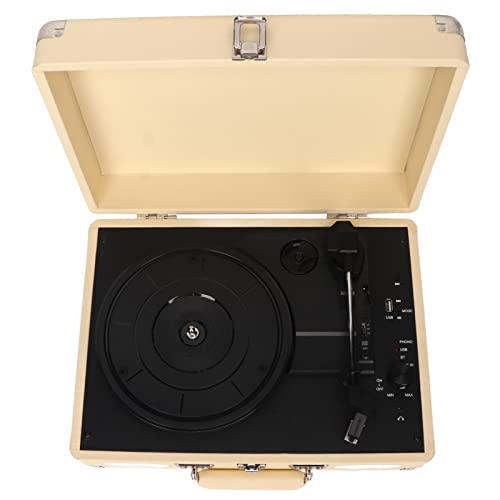 Tourne-Disque Bluetooth, Tourne-Disque intégré dans 2 Haut-parleurs 150HZ-20KHZ Portable Stable 3 Vitesses pour Les Amateurs de Vintage pour Le Salon(#1) - Les Beatles, Paul McCartney, John Lennon, RIngo Starr, George Harrison Tourne-Disque Bluetooth, Tourne-Disque intégré dans 2 Haut-parleurs 150HZ-20KHZ Portable Stable 3 Vitesses pour Les Amateurs de Vintage pour Le Salon(#1)