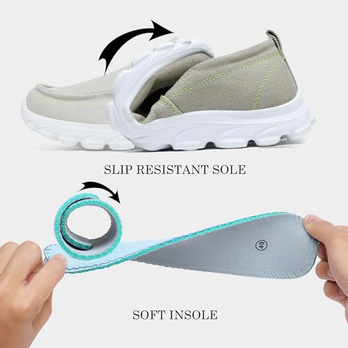 Men Casual Slip On Loafers, Men's Comfortable Shoes for Walking, Soft and Lightweight Daily Sneaker for Men, Breathable Comfort Loafer3