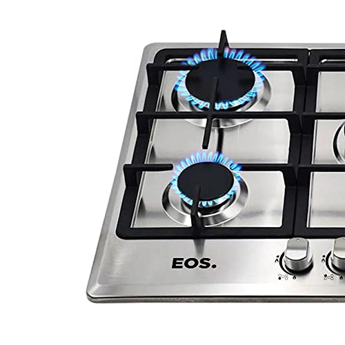 Cooktop a Gás 05 Bocas Eos Ecg05 Inox Bivolt