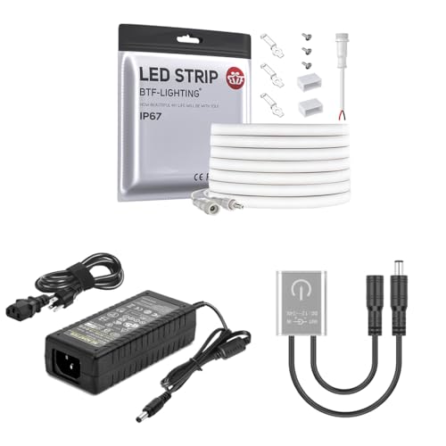 Cinta LED BTF-LIGHTING IP67 16.4FT Blanco Cálido 3000K miniatura 1