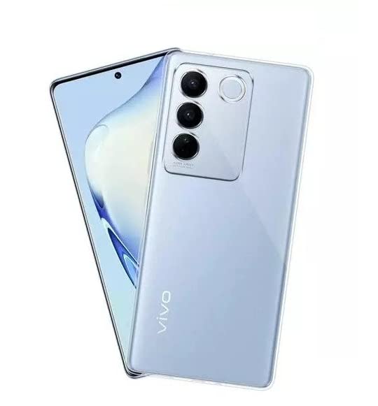 Image of Solid Hard PC Shock Proof Hybrid Edge to Edge Bumper Transparent Back Cover for vivo V2230