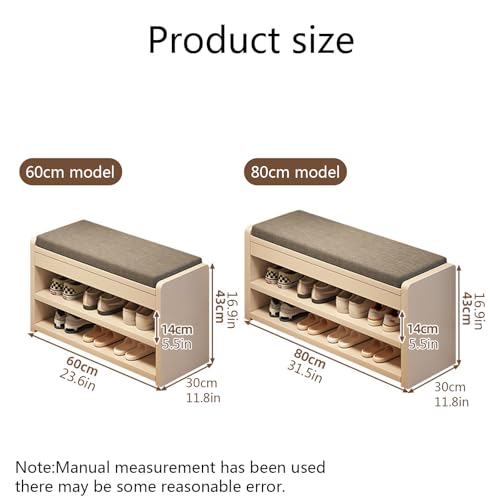 Banc à chaussures en bois de qualité avec plateau supérieur relevable - 3
