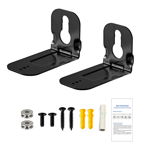 YUHUA ELE Soporte de Pared para Samsung HW-MS650 N950 HW-MS750 HW-MS751 Barra de Sonido, Negro Soundbar Soportes de Pared para Altavoces