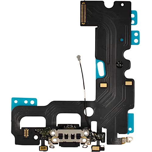 XMITEC Conector de carga para iPhone 7, color negro y gris