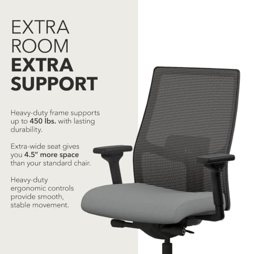 Image of HON Ignition 2.0 Big and Tall Ergonomic Office Chair, Desk Chair, Ash