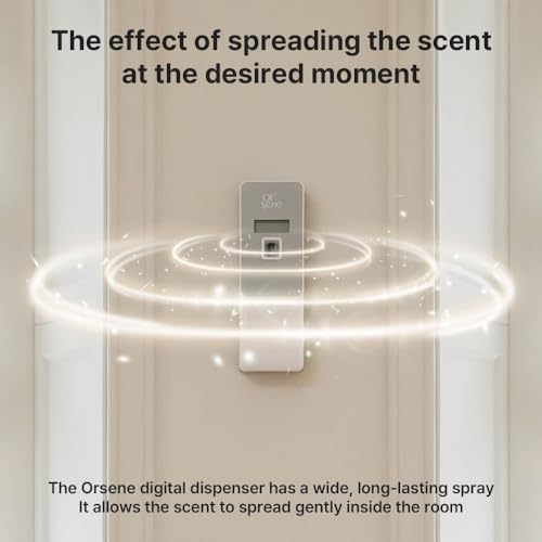 Orsene Automatic Lcd Fragrance Dispenser - Wall Mount/Free Standing Abs Auto Air Freshener Dispenser Programmable Aerosol Spray Perfume Dispenser For Bathroom thumb #2