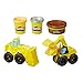 Play-Doh Wheels Excavator & Loader Toy Construction Trucks with Non-Toxic Sand Build in' Compound Plus 2 Additional Colors