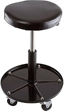 Black Widow Garage Stool Shop Seat