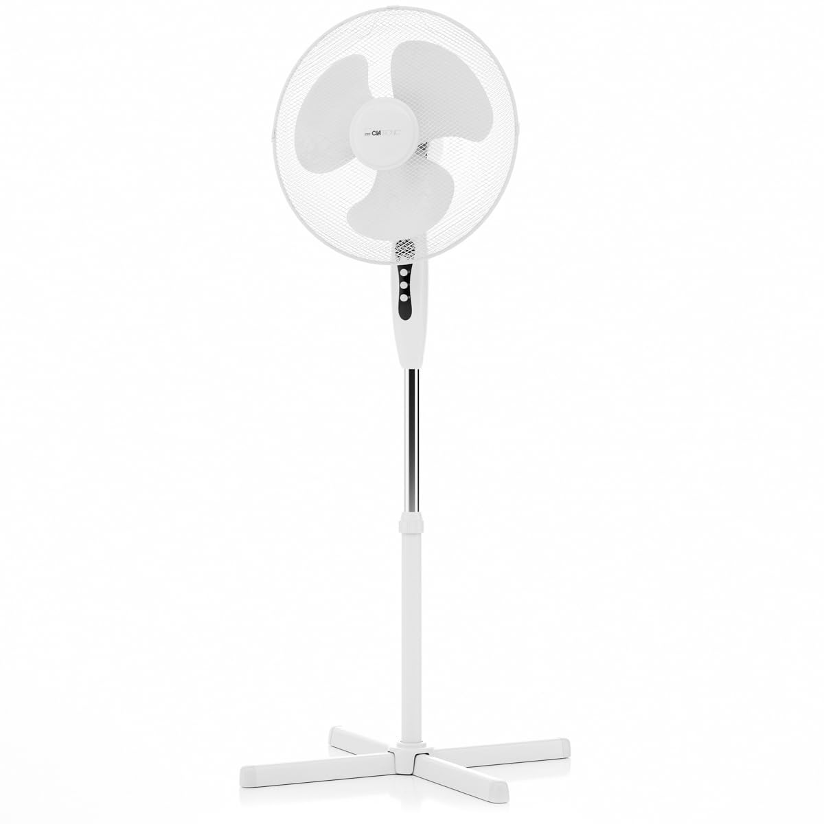 Clatronic VL3603S Wentylator Stojący, ‎45 W, Biały, Średnica 40 cm
