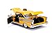 Jada Toys Marvel Deadpool 1957 Chevrolet Bel Air Taxi Deadpool Die-cast Car, 1:24 Scale Vehicle, 2.75
