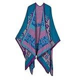 poncho tejido a crochet para niña de 2 años Diseño frontal abierto que literalmente se puede combinar con todo en tu armario. La mejor opción de regalo para familiares y amigos