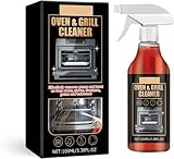 BlueBouff Oven Cleaner Heavy Duty Spray, Cleans and Degreases BBQ Cooking Grates and Racks, Heavy Duty Oven and Grill Cleaner for Microwave, Air fryer,Ovens, Grills, 100ML