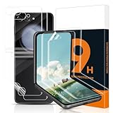 Compatibilité : les protecteurs d'écran en TPU ne sont disponibles que pour les modèles de téléphone Samsung Galaxy Z Flip 6 5G; le protecteur d'écran ultrafin Samsung Galaxy Z Flip 6 5G garantit la réaction la plus rapide possible à chaque contact avec votre téléphone.