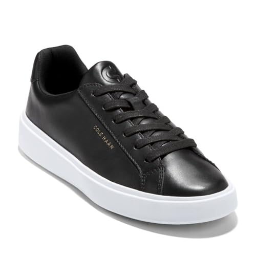 Cole Haan Cole Haan Women's Grand Crosscourt Daily Sneaker, Black/White, 8 Medium