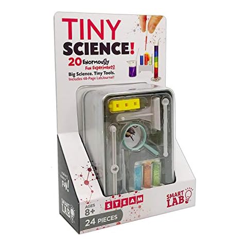 SmartLab Toys Tiny Science - 20 Enormously Fun Experiments. Big Science. Tiny Tools. Cover