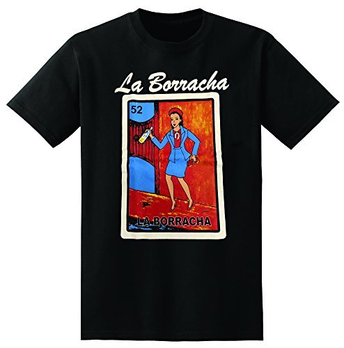 funny styleLA Borracha T-Shirt Funny Drinking Shirt