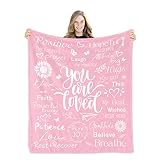 Get Well Soon Gifts for Women Blanket Gifts for Cancer Patients Women 50"X60" Hugs Blanket Healing B