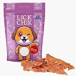 Dr. Pets Pack of 2 (70g Each) Lickchik Chicken Dog Treats & Dental Sticks Combo | Training Treats for Dogs & Puppies | Supports Oral Care, Digestion & Gut Health | High Protein Snacks
