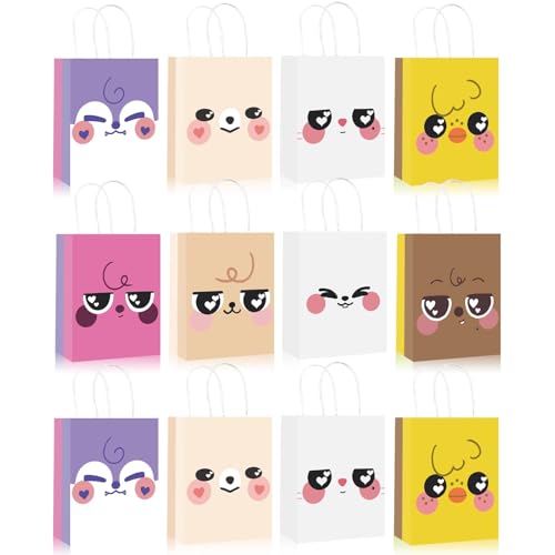 YiYiXiXi 12Pack Stray-K Gift Bags Party favor Gift Bags,Birthday Party Decoration Supplies for Fans(Yellow)