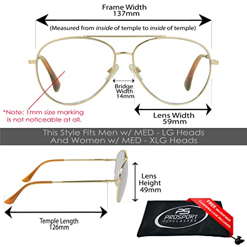 Image of proSPORT Multifocal Progressive 3 Magnifications in 1 Lens No Line Computer Gaming Reading Glasses for Men & Women