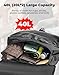 KEMIMOTO Large Capacity Detachable Side Saddle Bags - Universal Motorcycle Luggage Bag, Black