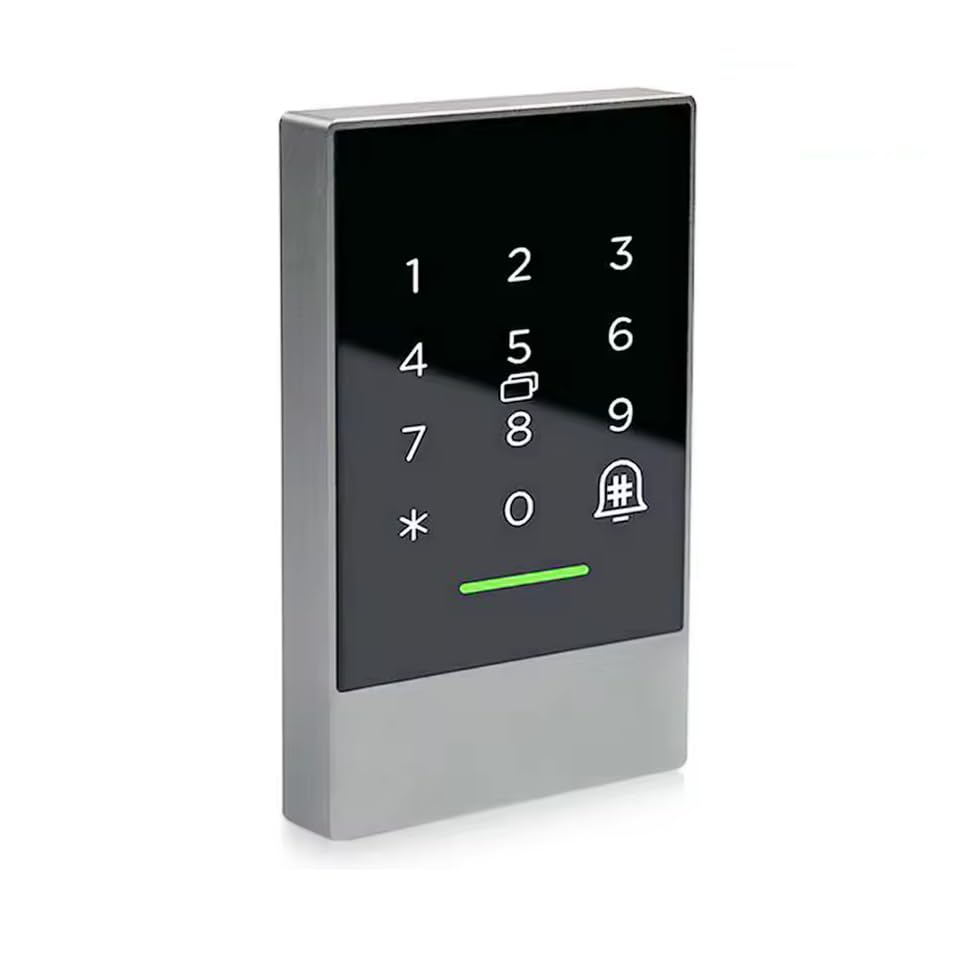 WLAN Codeschloss aus Metall mit Bluetooth, RFID 13,56 MHz & PIN – IP66 Zutrittskontrolle, App-Steuerung, für Tür, Tor & Büro