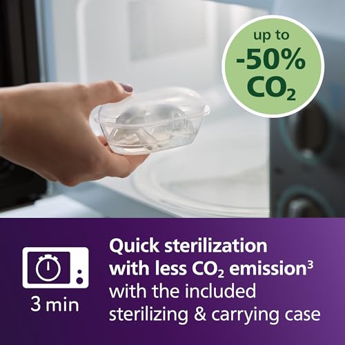 Image of Philips Avent Ultra Soft Nighttime Pacifiers - for Babies 0-6 Months, Glow in the Dark, Flexible Shield, Symmetrical Silicone Nipple, BPA-Free, Sterilizing Cases, 4 Pack, SCF094 /07