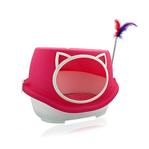 DZL Niche Boîtier plastique Bonne Qualité pour chats 47 * 35 cm bleu, orange et rose, dit le collaboreraient, si no le couleur de la remise à combinaison