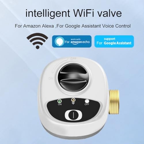 Vanne d'eau automatique WiFi avec arrosage programmé et contrôle vocal Alexa