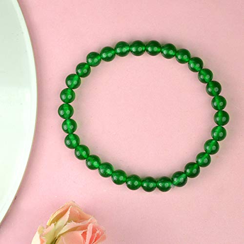 Image of Reiki Crystal Products Natural Crystal Stone Bracelet 6 mm Round Beads for Men & Women | Gemstone Jewellery Bracelet | Reiki Charged | Multiple Stone Variants Available