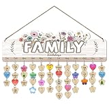 Belle décoration - Ce calendrier d'anniversaire familial est très pratique et élégant, non seulement pour enregistrer les grands jours de la famille mais aussi idéal pour les décorations, comme le salon, salle de cours, chambre, salle d'étude, etc.., pour apporter un autre type de sentiment
