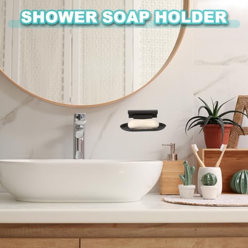 Porte-savon adhésif sans perçage pour ranger la douche rapidement - 7