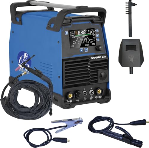 Máquina Inversora De Solda Tig Uppertig-230 Ac/Dc Pulsada 200A E MMA, 110V/220V WWSoldas