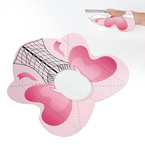 BQAN 100PCS Nail Forms for Builder Gel Self Adhesive Nail Extension Forms Professional Nails Art Tips for Acrylic Nails Poly Gel