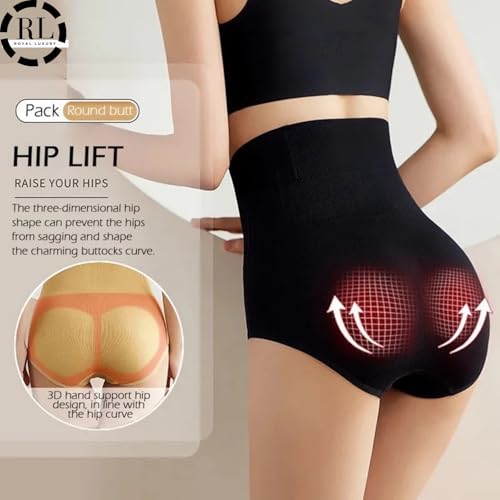 Image of Royal Luxury High Waist Shapewear for Women Tummy Control Panty for Women | Seamless Cotton Hipster Panty | Slimming Tummy Tucker | Body Shaper for Belly Fat