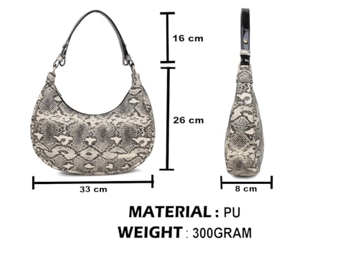 SPICE ART black pu hobo bag – image 5