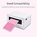 YEGAWEN Square Thermal Labels Stickers3 x3, Self-Adhesive Waterproof Square Direct Thermal Labels Stickers, Perforation Line Design- 300 Sheets/Pink Colors