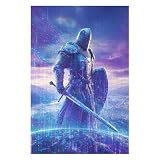 1000pcs(75x50cm) Rompecabezas De Piezas para Adolescentes Knightly Armor Fantasy Poster Rompecabezas Juegos Relajantes Desafío Difícil Regalo De Cumpleaños, Regalos, 1000pcs(75x50cm)