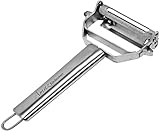 AmazKitchenware - Ultra-Sharp Premium Julienne Peeler/Cutter/Slicer: Multifunctional Stainless Steel Peeler Rotary Carrot Potato Melon Gadget Vegetable Fruit Slicer Cutter Kitchen Tools
